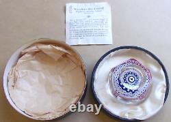 WHITEFRIARS PAPERWEIGHT MILLIFIORI LIBERTY BELL USA INDEPENDENCE LTD ED(Ref9336)