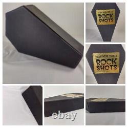 Warner Bros. 10 Rock Bands Shot GlassesRock Legends SetLtd Edition Coffin Box