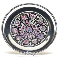 Washington Cathedral Vintage Stained Glass Limited Edition Large Rose Window His