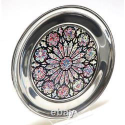 Washington Cathedral Vintage Stained Glass Limited Edition Large Rose Window His