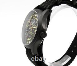 Watch Lancia Delta Limited Edition Black Glass Sapphire Nylon Watch Rally