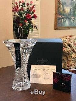 Waterford Crystal LISMORE 14 CATHEDRAL VASE NIB NUMBERED LIMITED EDITION