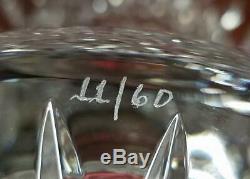 Waterford Crystal LISMORE 14 CATHEDRAL VASE NIB NUMBERED LIMITED EDITION