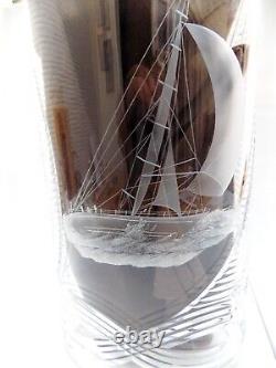 Waterford Crystal Yachting Vase Limited Edition Large In Box