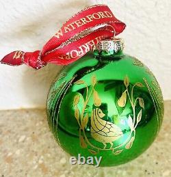 Waterford Limited Edition Numbered #4099/15000 Holiday Glass Ball Ornament