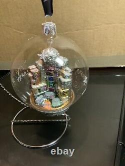 Waterford Times Square Snow Globe Ornament, 100th Anniversary Limited Edition