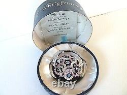 Whitefriars Glass Queen Elizabeth 2 Facet Cut Paperweight Boxed-limited Edition