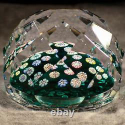 Whitefriars LE Smithsonian 1980 Diamond Faceted Paperweight