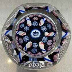 Whitefriars Limited Edition Silver Jubilee Candy Twist 1977 Glass Paperweight
