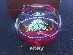 Whitefriars Rare Limited Edition Christmas Tree Art Glass Paperweight boxed
