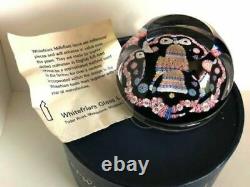 Whitefriars Very Rare Limited Edition 1980 Christmas Bell Art Glass Paperweight