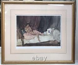 William Russell Flint Limited Edition Cecilia and Her Studies 369/850 UV Glass