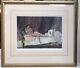 William Russell Flint Limited Edition Cecilia And Her Studies 369/850 Uv Glass