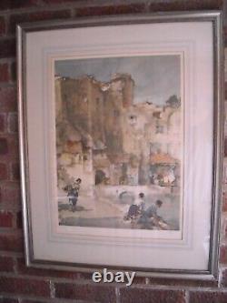 William Russell Flint Limited edition print. Beyond the walls. Framed & Glassed