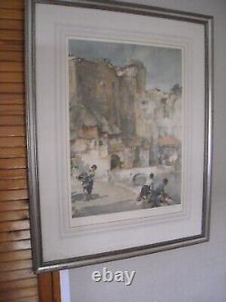 William Russell Flint Limited edition print. Beyond the walls. Framed & Glassed