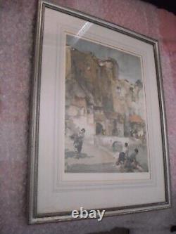 William Russell Flint Limited edition print. Beyond the walls. Framed & Glassed