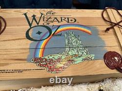 Wizard of Oz Kurt Adler Polonaise Limited Edition Wooden Box Set Of 2 Ornaments