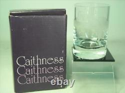 1974 Caithness CANARD SAUVAGE VERRE GRAVÉ David Gulland Édition Limitée Signée + Boîte