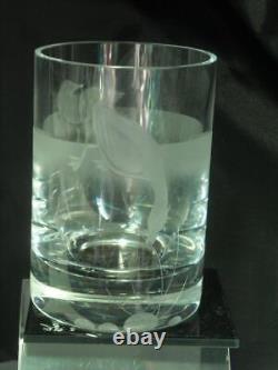 1974 Caithness CANARD SAUVAGE VERRE GRAVÉ David Gulland Édition Limitée Signée + Boîte