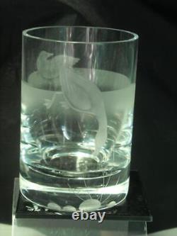 1974 Caithness CANARD SAUVAGE VERRE GRAVÉ David Gulland Édition Limitée Signée + Boîte