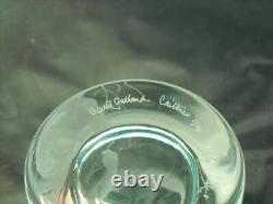 1974 Caithness CANARD SAUVAGE VERRE GRAVÉ David Gulland Édition Limitée Signée + Boîte
