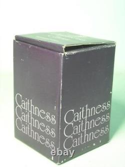 1974 Caithness CANARD SAUVAGE VERRE GRAVÉ David Gulland Édition Limitée Signée + Boîte
