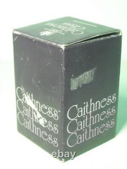 1974 Caithness CANARD SAUVAGE VERRE GRAVÉ David Gulland Édition Limitée Signée + Boîte