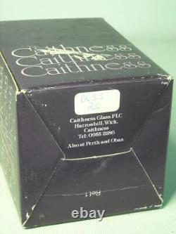 1974 Caithness CANARD SAUVAGE VERRE GRAVÉ David Gulland Édition Limitée Signée + Boîte