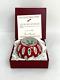 1984 Perthshire Ruby Double Overlay Latticinio Glass Paperweight 40 Sur 300