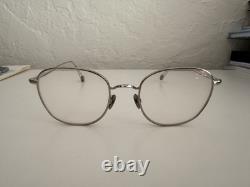 Ahlem Place Jussieu Montures de lunettes en verre blanc or fait main ÉDITION LIMITÉE