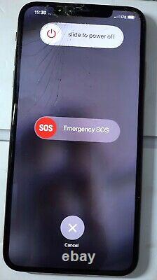 As-is Bad Fmi-on Cracked Apple Iphone Xs Max A1921 Gold Verizon Cdma Gsm