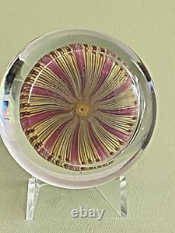 Baccarat 1971 Poids en papier Close Concentric Millefiori & Stars Édition Limitée