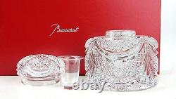 Baccarat Extremely Rare Large Flaubert Inkwell 1764303 Clear Crystal Ltd 300 Nouveau