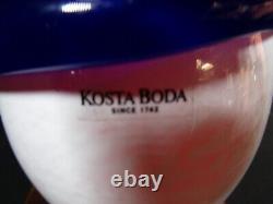 Belle Kosta Boda Snake Bowl Vase Ulrica Hydman Vallien Signé Ltd Edition