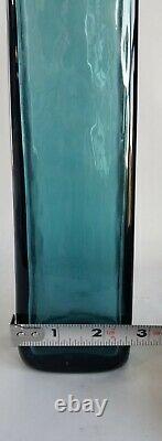 Blenko Wayne Husted Art Glass Decanter 5825s En Vert De Mer 1958-60 MCM