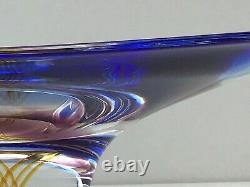 Bol Freestyle en verre Caithness par Sarah Peterson Édition limitée de 250 en 2004
