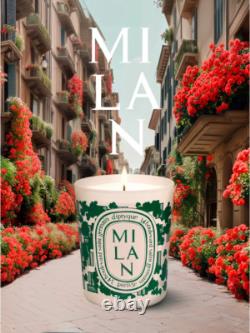 Bougie de ville en édition limitée Diptyque Milan nouvelle et exclusive 190g