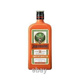 Bouteille ORANGE JAGERMEISTER 700ml ÉDITION LIMITÉE, ALLEMAGNE BOUTEILLE EN VERRE VIDE