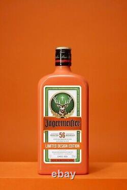 Bouteille ORANGE JAGERMEISTER 700ml ÉDITION LIMITÉE, ALLEMAGNE BOUTEILLE EN VERRE VIDE