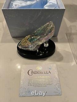 Boutique Disney Cinderella en direct Swarovski Édition Limitée Glass Slipper/Chaussure