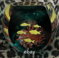 Caithness Écosse Rare Ltd Ed Coral Paradise Boule de Papier de Verre 103/500