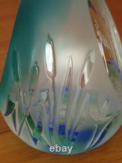 Caithness Glass Paperweight Limited Edition 30 De 75 Swan Flight Margot Thomson