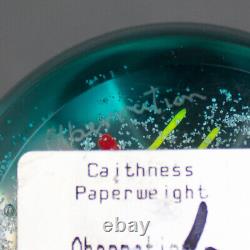 Caithness Glass'aberration' Edition Limitée Paperweight 1998 Helen Macdonald