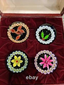 Caithness Limited Edition Four Seasons Paperweights #452/473