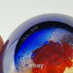 Caithness Scotland Art Glass Paperweight Limited Edition 146/350 Mars