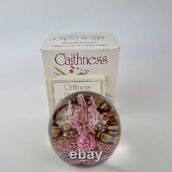 Caithness Scotland Art Glass Paperweight Limited Edition Desert Orchid 244/750