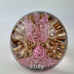 Caithness Scotland Art Glass Paperweight Limited Edition Desert Orchid 244/750