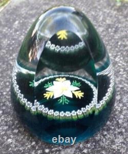Caithness Whitefriars Glass Paperweight Spring Florette 43/150 Edition Limitée