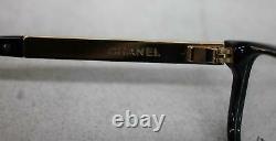 Chanel Ladies Black & Gold Limited Edition Glasses Frames Taille 52-16 135