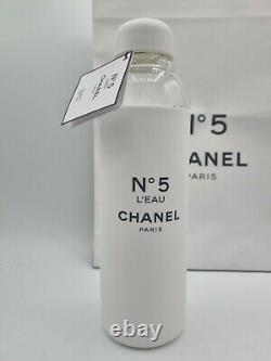 Chanel No 5 Factory 5 Collection Edition Limitée A Bouteille D'eau En Verre 590ml Nouveau